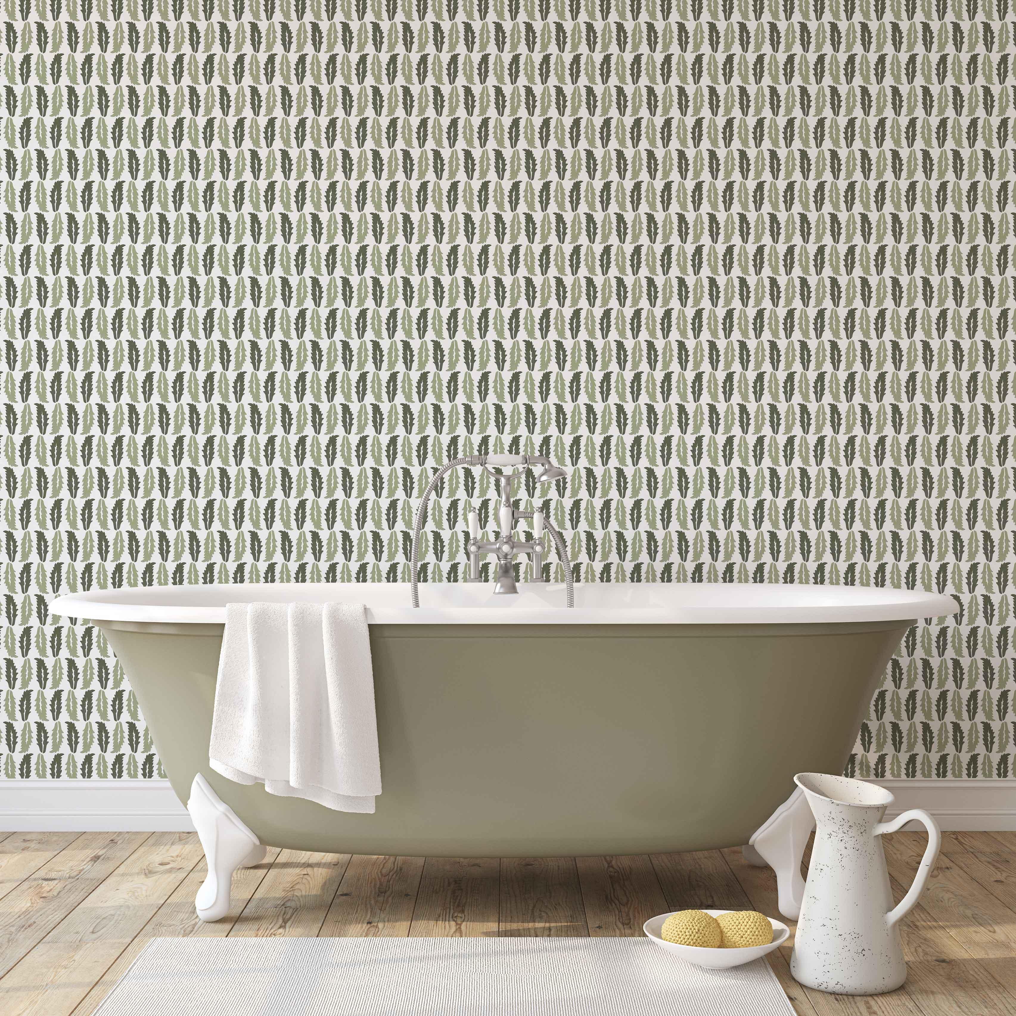 Can You Use Peel & Stick Wallpaper in a Bathroom? - Huggleberry Hill