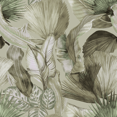 Tropical Palm Wallpaper - Huggleberry Hill