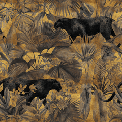 Jungle Panther Wallpaper - Huggleberry Hill