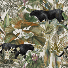 Jungle Panther Wallpaper - Huggleberry Hill