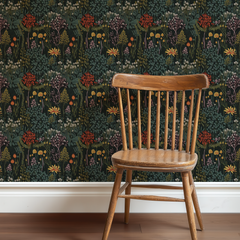 Midnight Garden Wallpaper - Huggleberry Hill