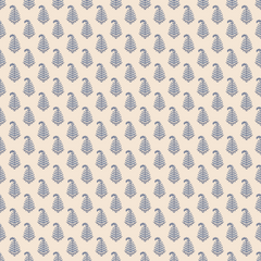 Bluebell Fern Wallpaper in French Blue - Huggleberry Hill