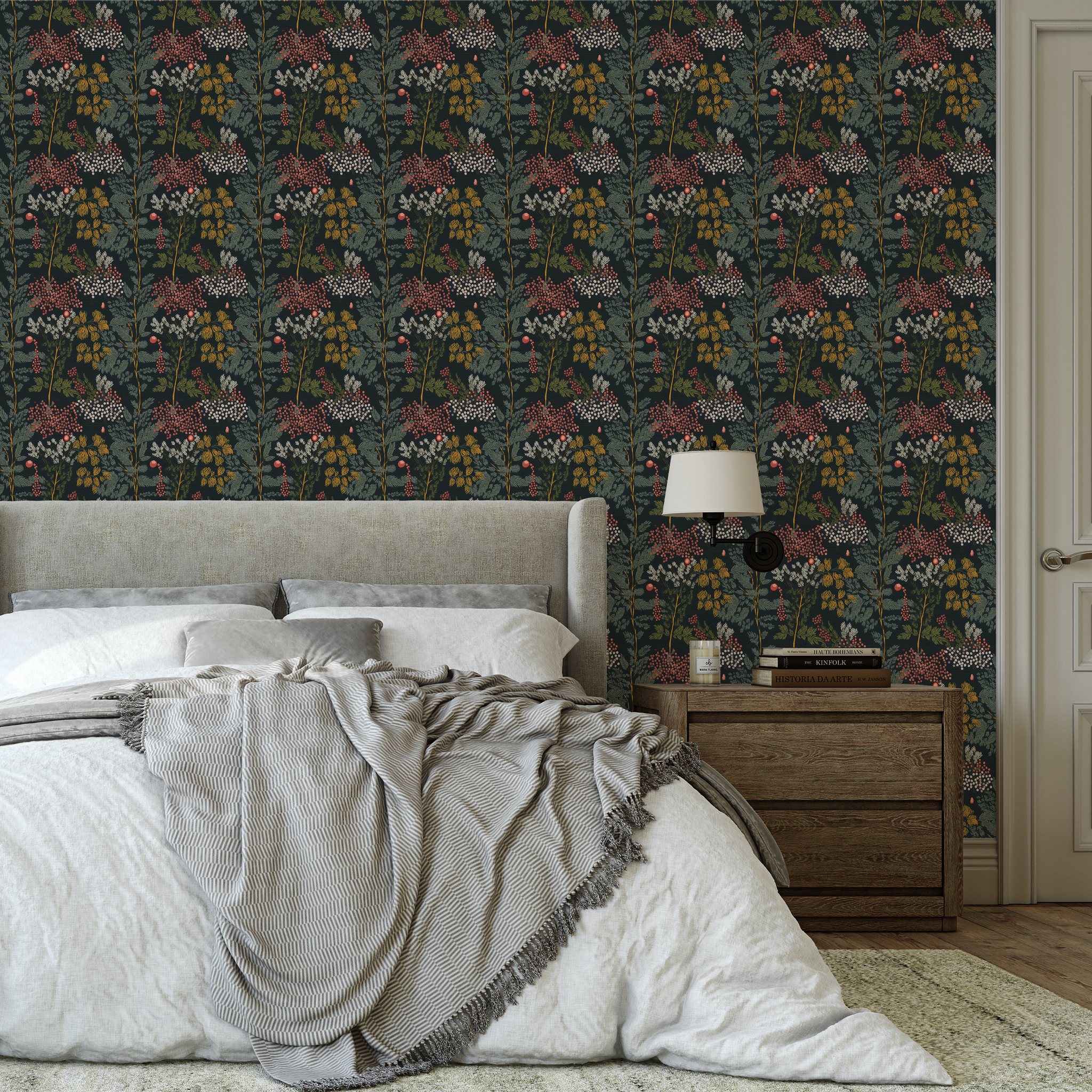 Wildflower Grove Wallpaper - Huggleberry Hill