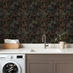 Moonlit Forest Wallpaper | Huggleberry Hill