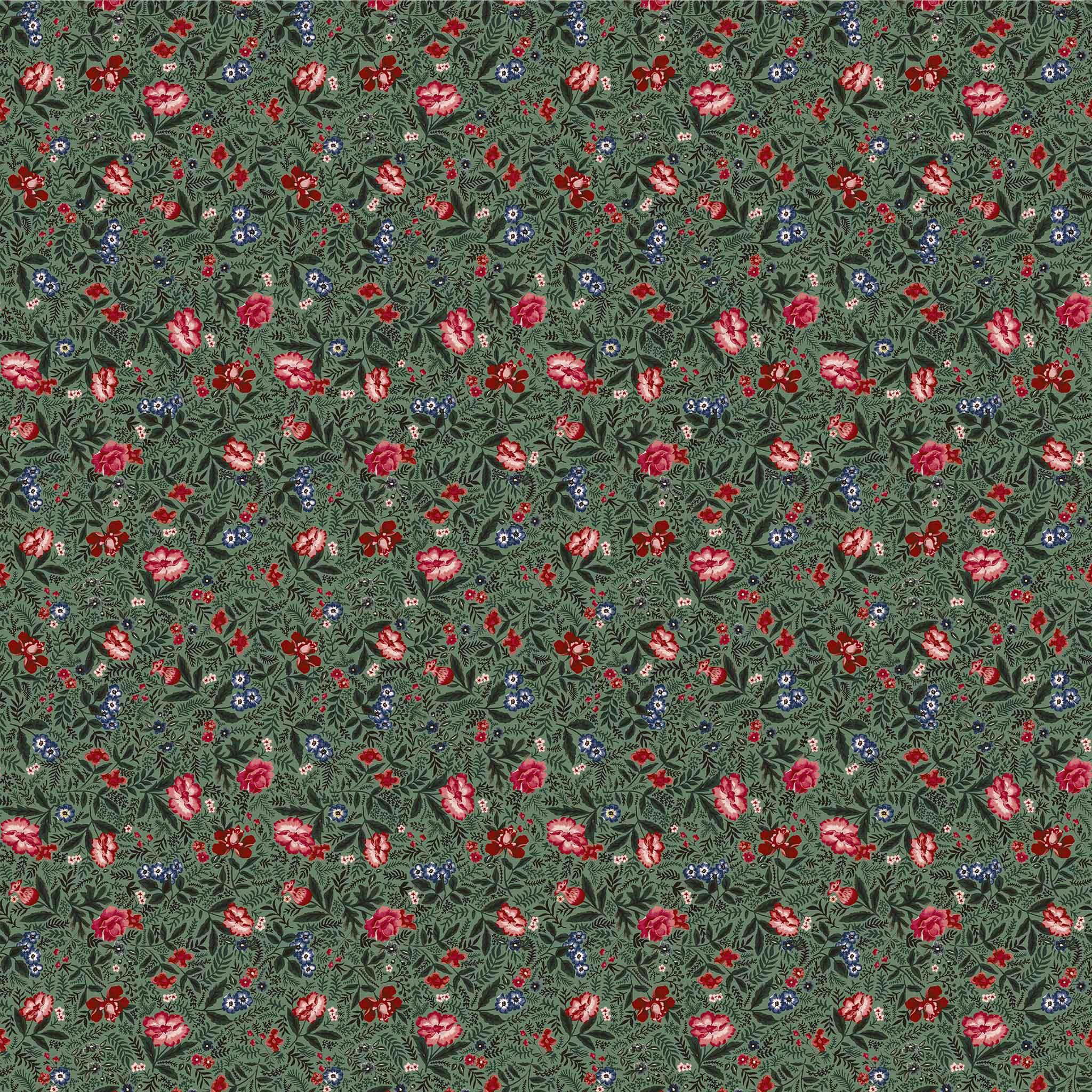 Heritage Blooms Wallpaper - Huggleberry Hill