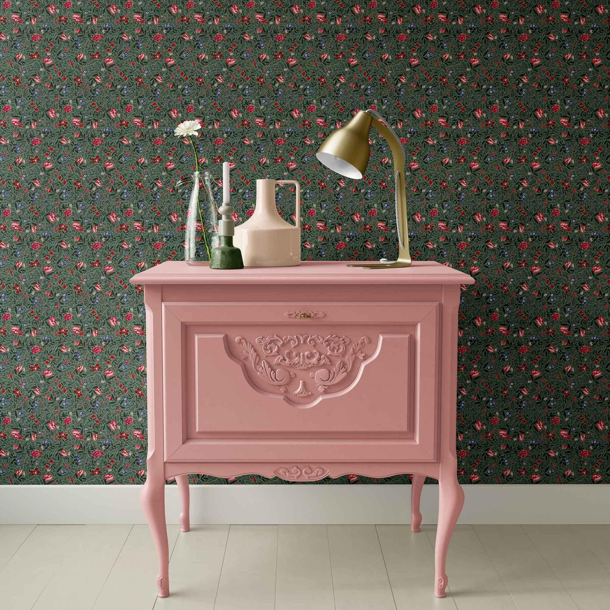 Heritage Blooms Wallpaper - Huggleberry Hill