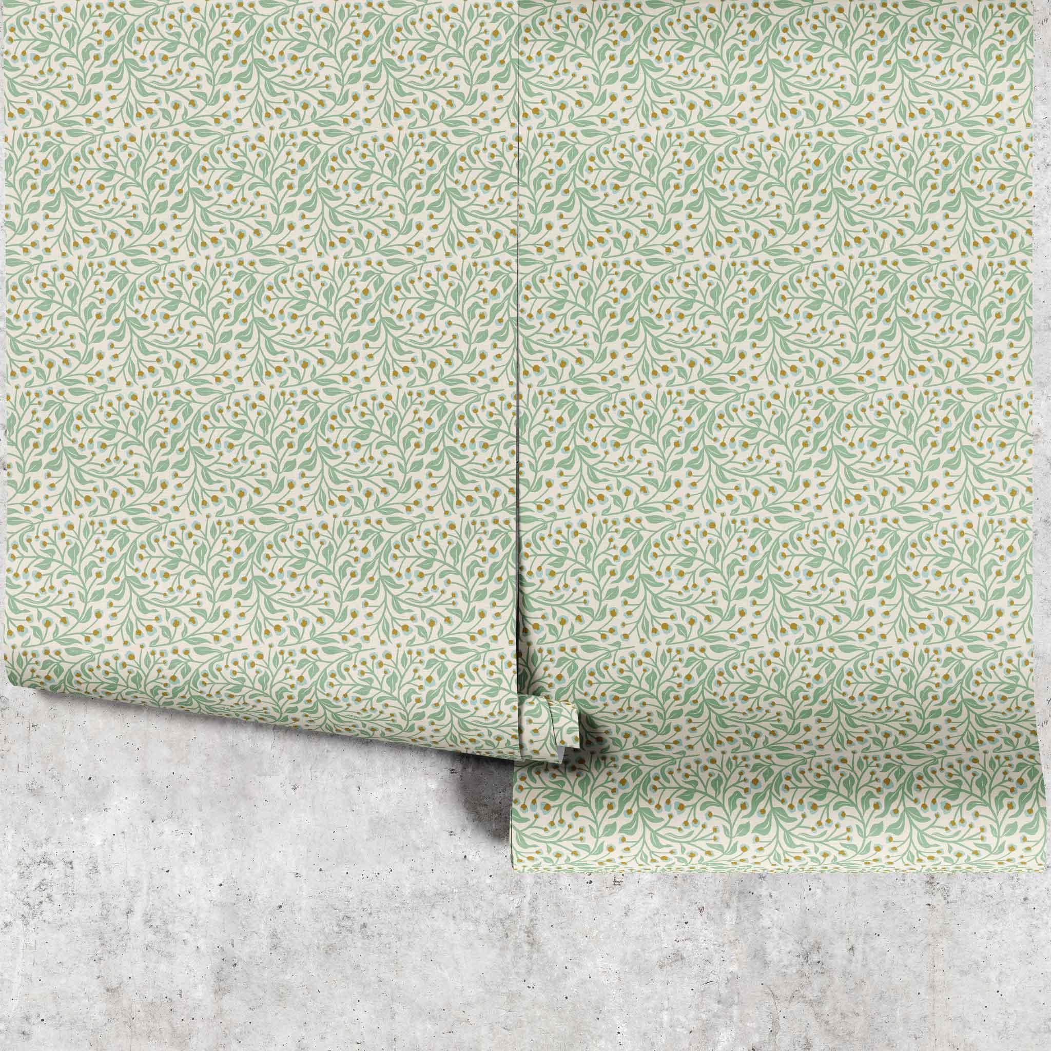 Winding Vines Wallpaper - Huggleberry Hill