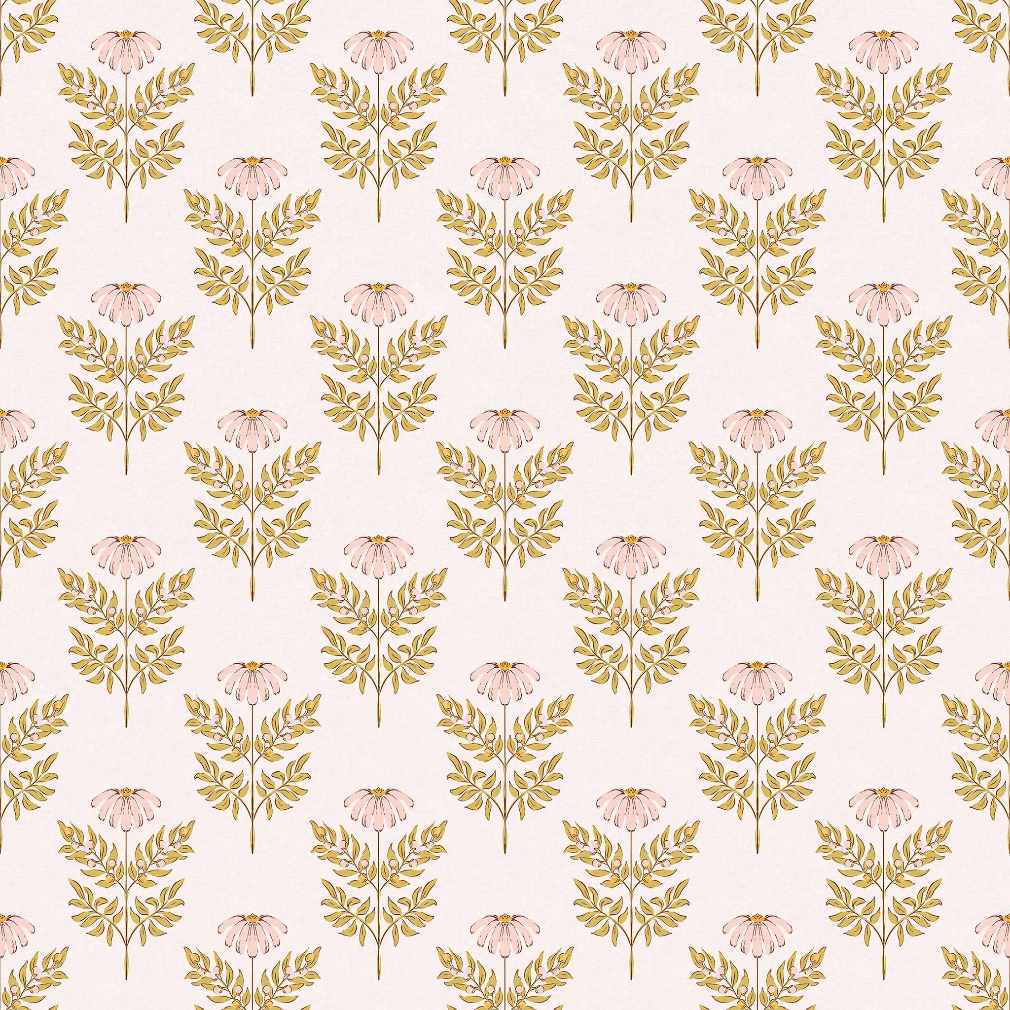 Painted Daisies Wallpaper - Huggleberry Hill