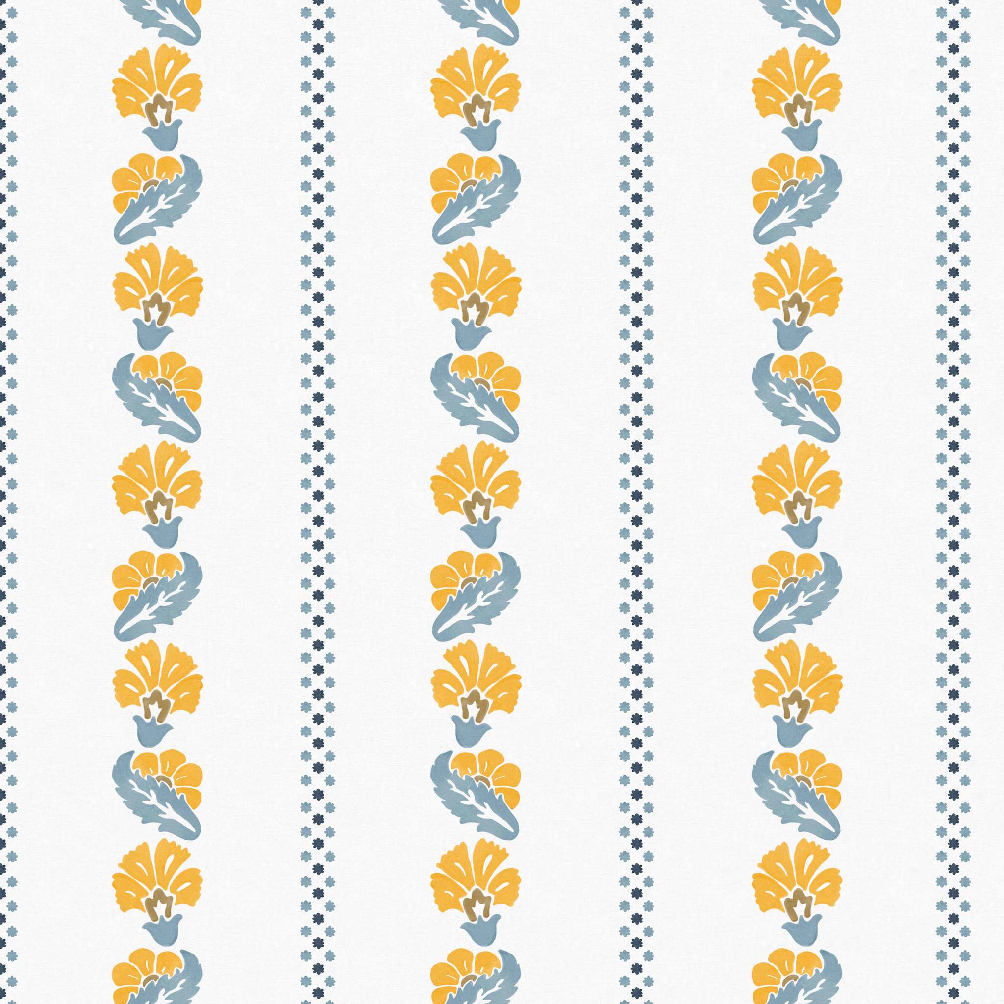 Marsh Mallow Wallpaper Sample - Yellow