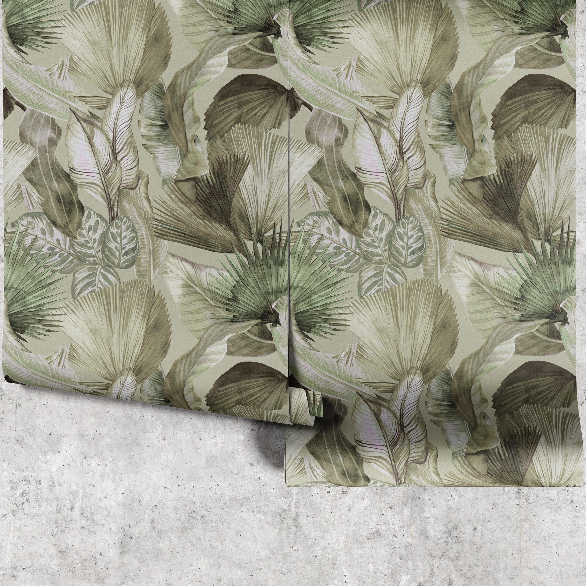 Tropical Palm Wallpaper - Huggleberry Hill