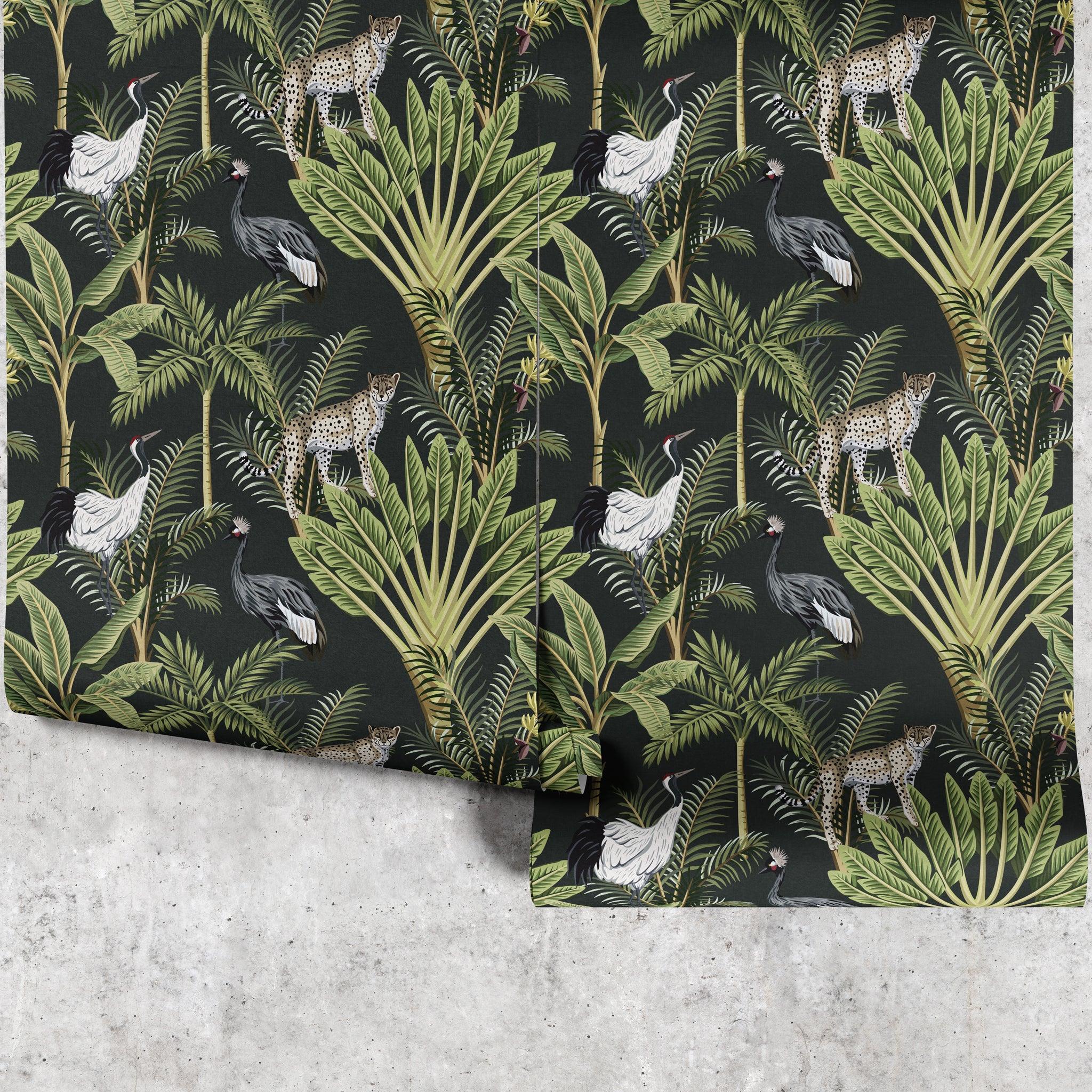 Rainforest Animals Wallpaper - Huggleberry Hill
