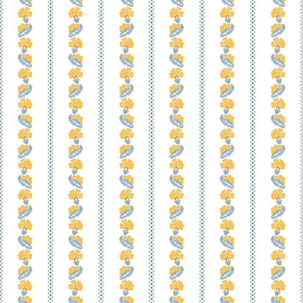 Marsh Mallow Wallpaper Sample - Yellow