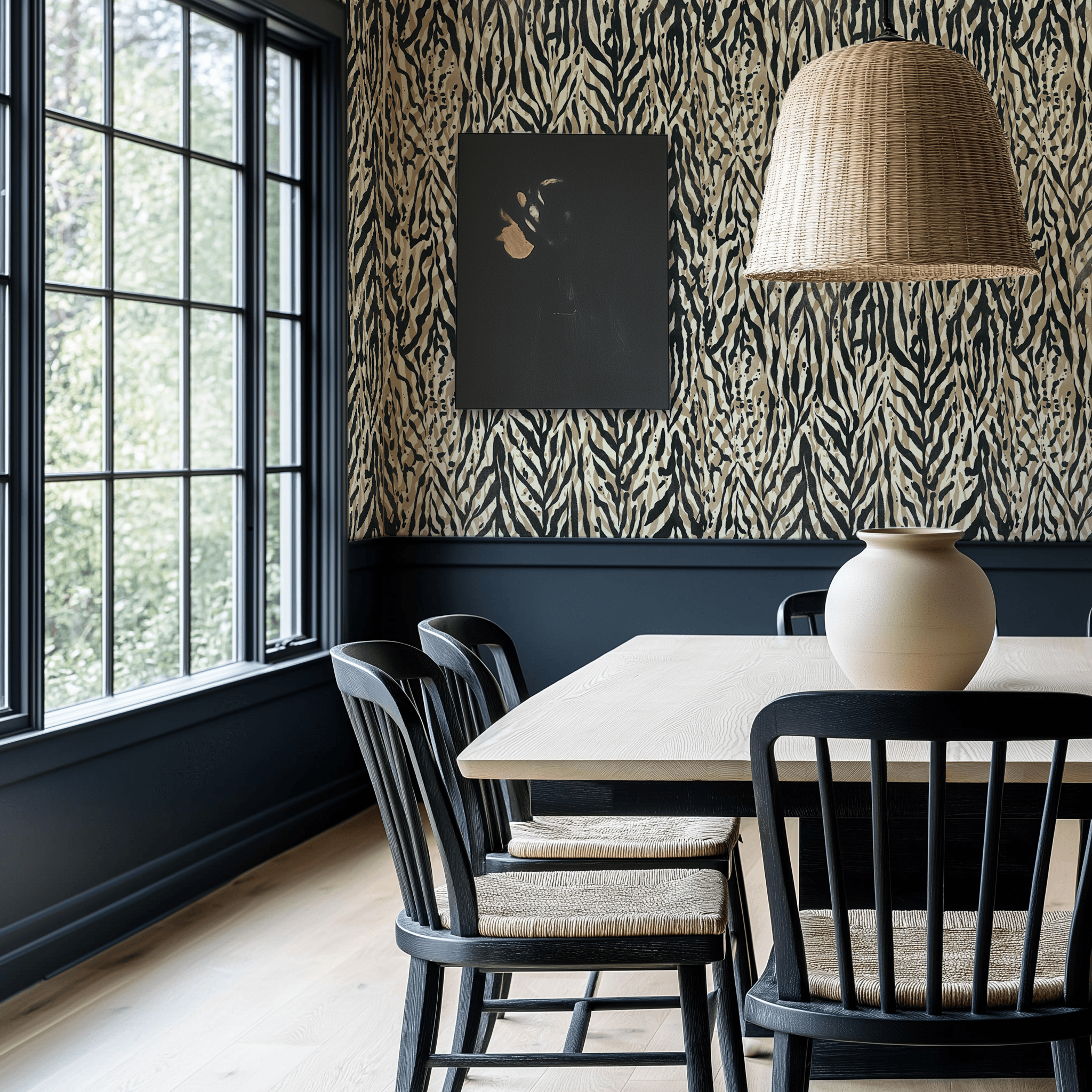 Abstract Zebra Print Wallpaper - Huggleberry Hill