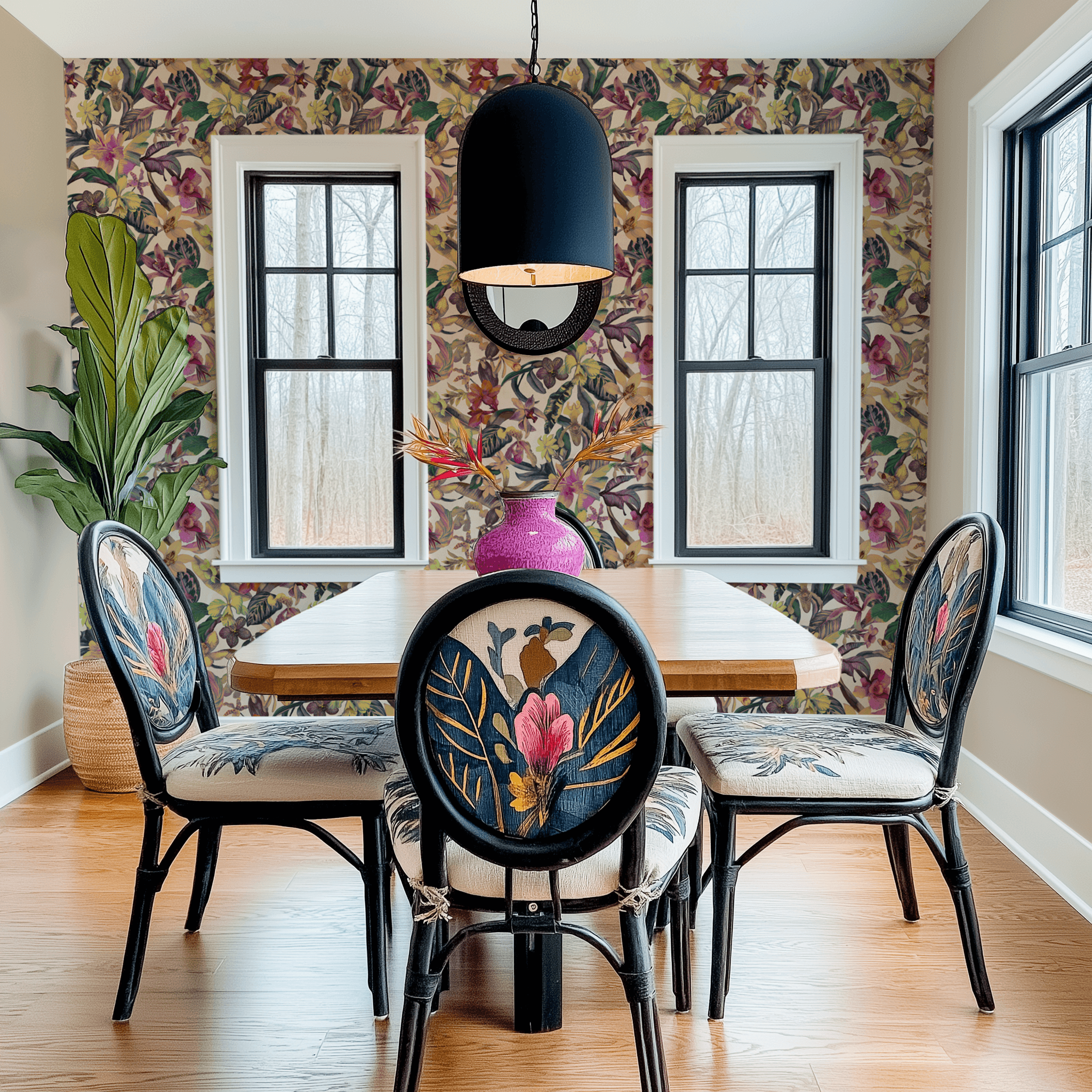 Exotic Orchid Wallpaper - Huggleberry Hill