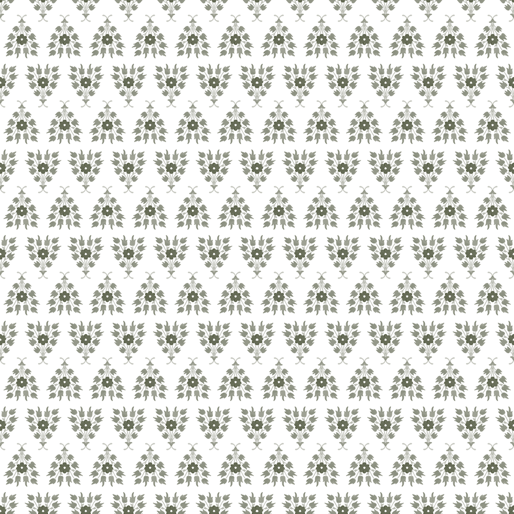 Small floral pattern on a white background