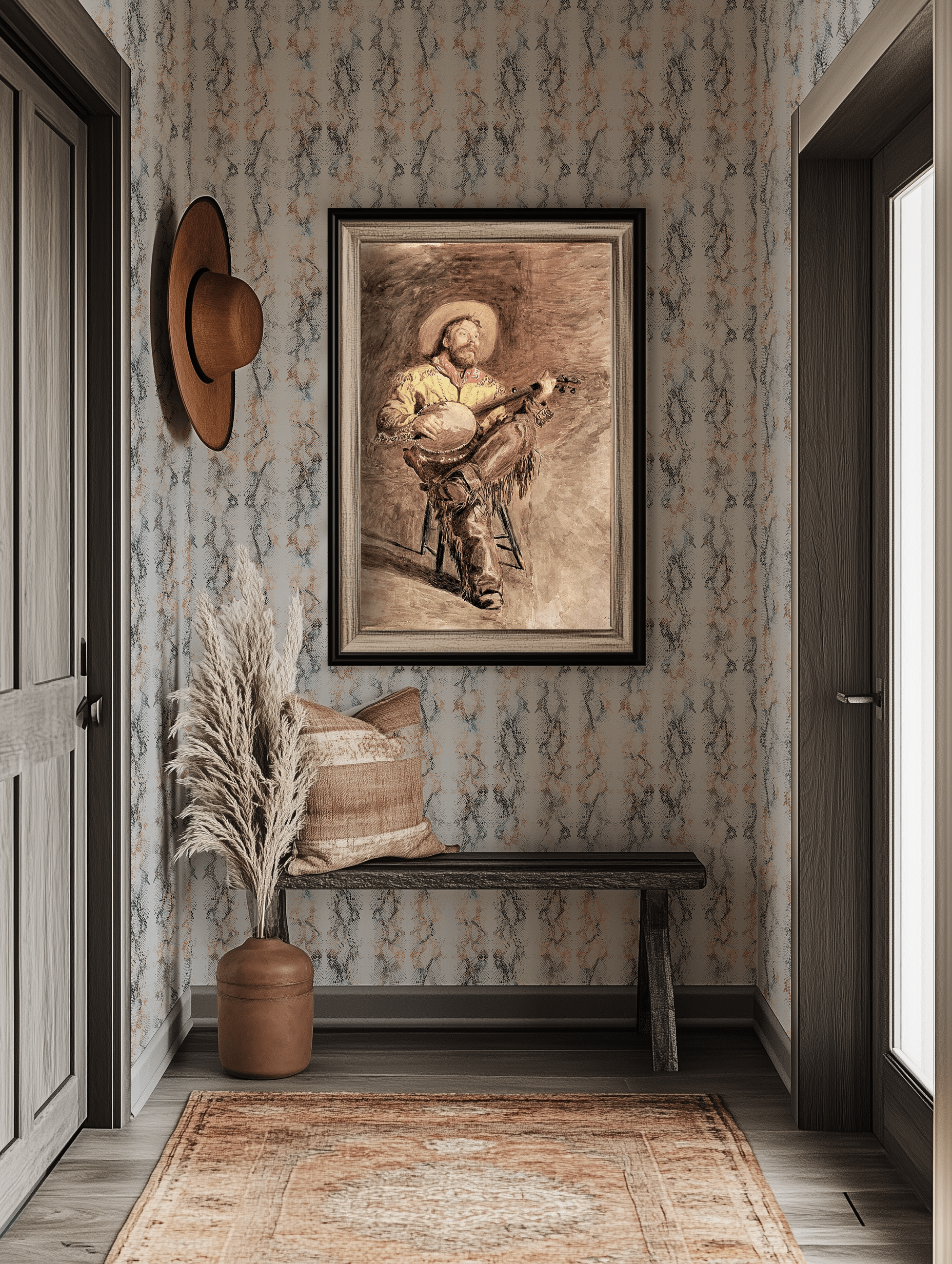 Snakeskin Wallpaper - Huggleberry Hill