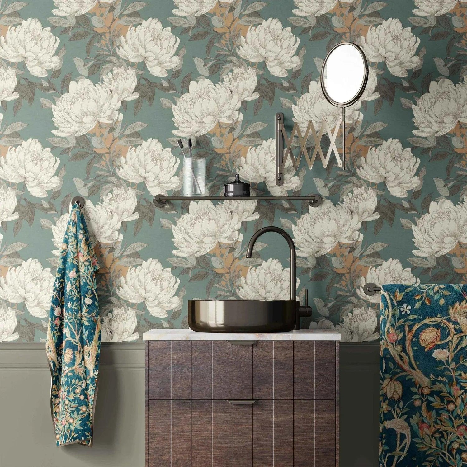 How To Choose the Right Wallpaper Pattern for Your Space - Huggleberry Hill