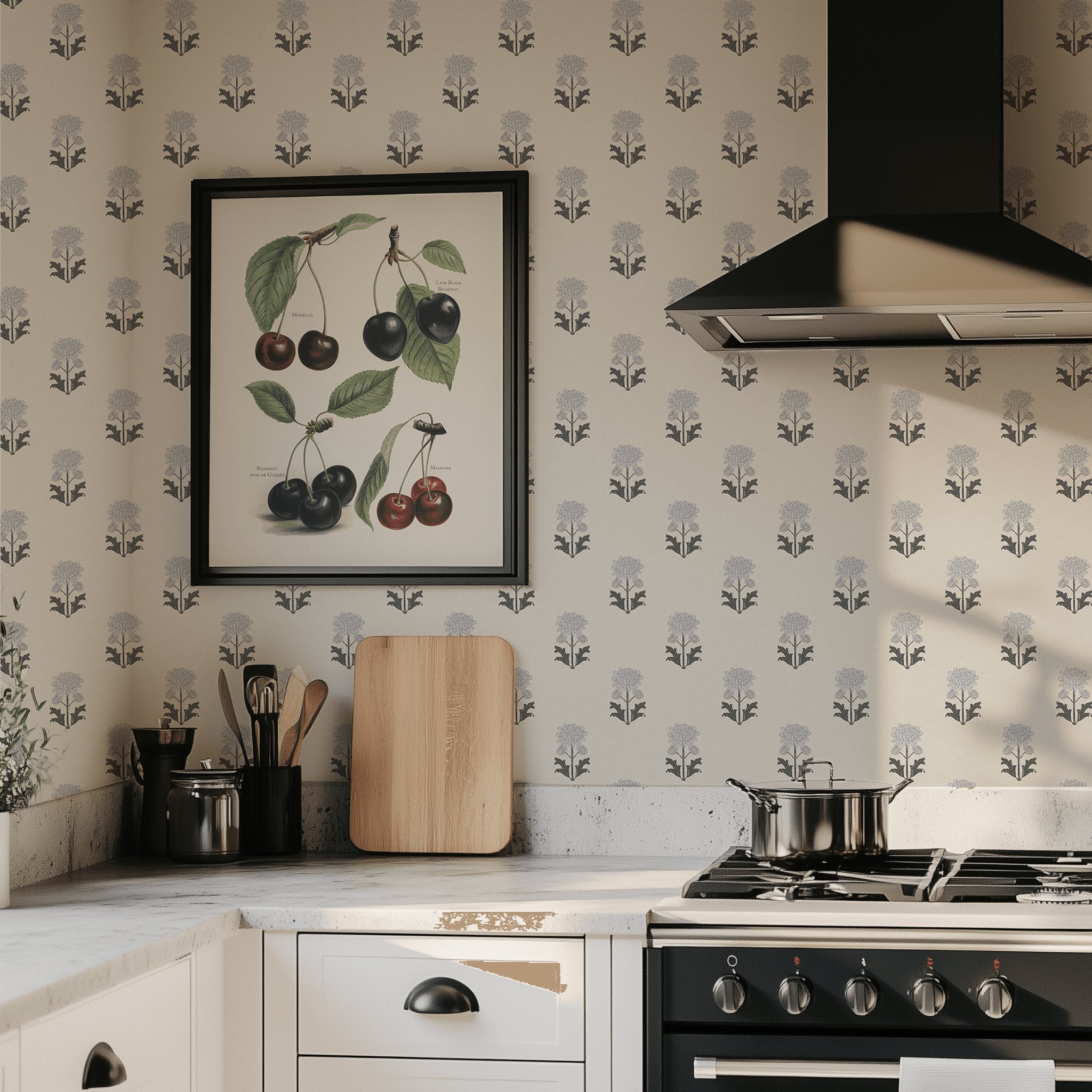 White Wallpaper - Huggleberry Hill