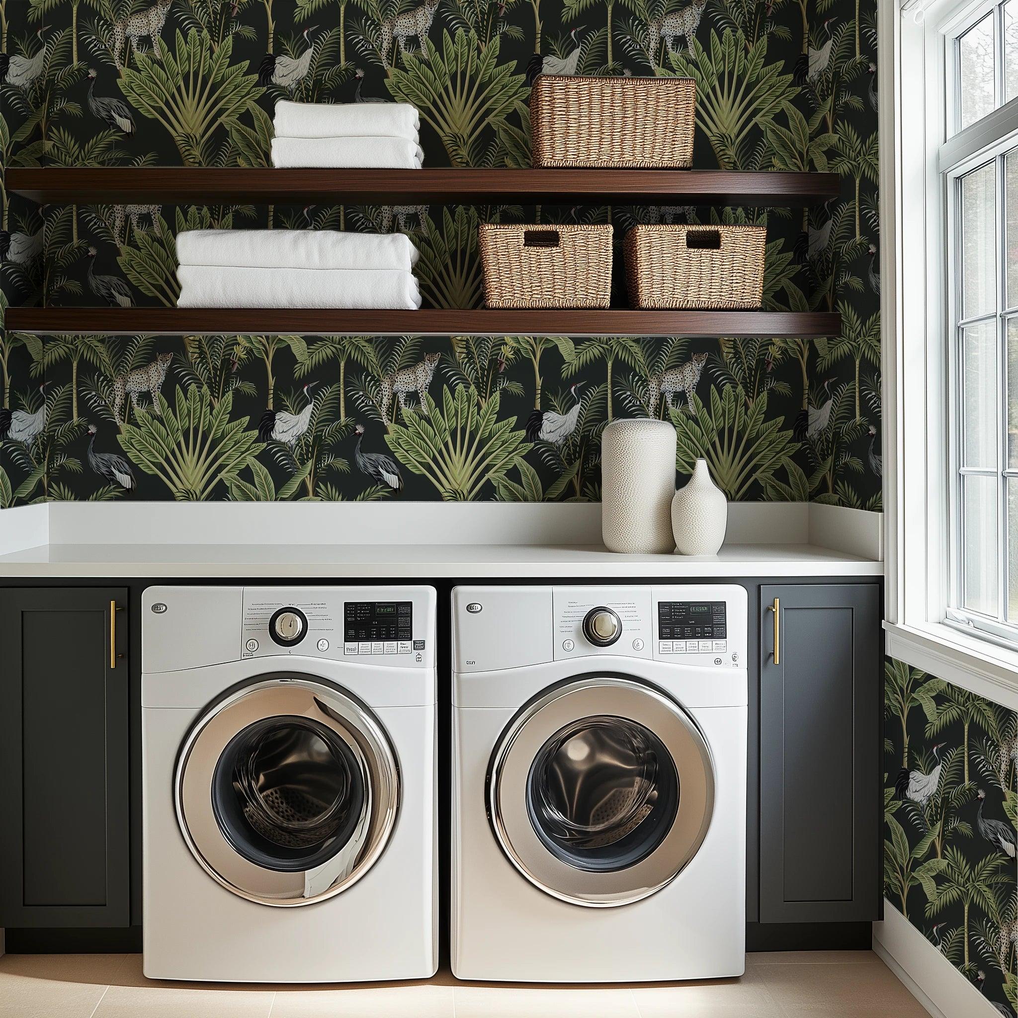 Laundry Room Wallpaper - Huggleberry Hill