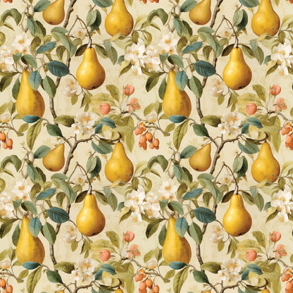 Yellow Pear Wallpaper Swatch