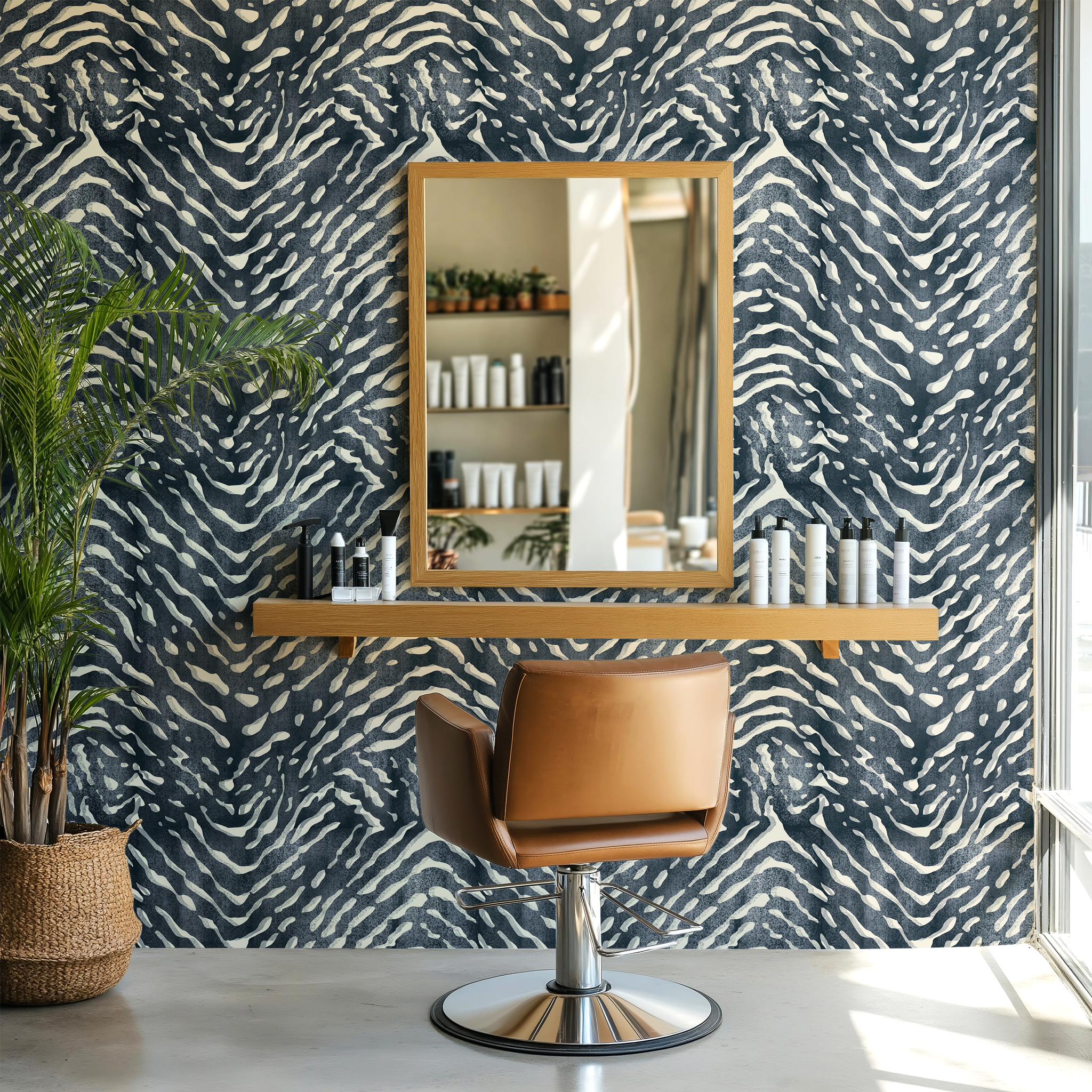 Zigzag Tribal Print Wallpaper - Huggleberry Hill