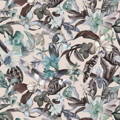 Exotic Orchid Wallpaper - Huggleberry Hill