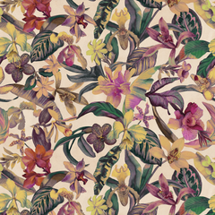 Exotic Orchid Wallpaper - Huggleberry Hill