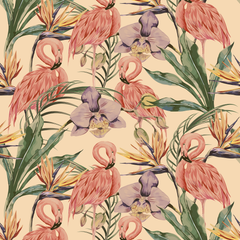 Pastel Flamingo Wallpaper - Huggleberry Hill