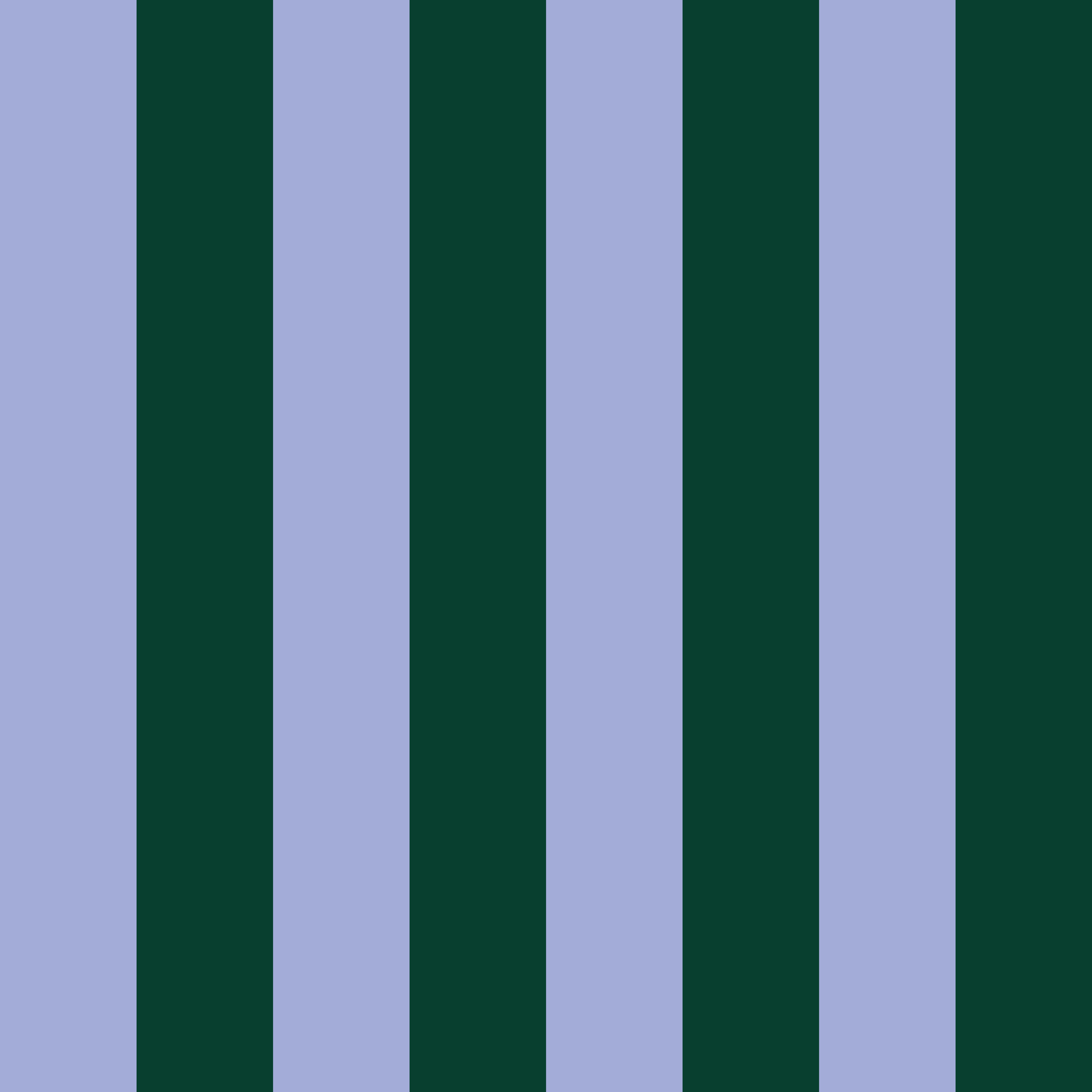 A swatch of blue and green wide striped wallpaper