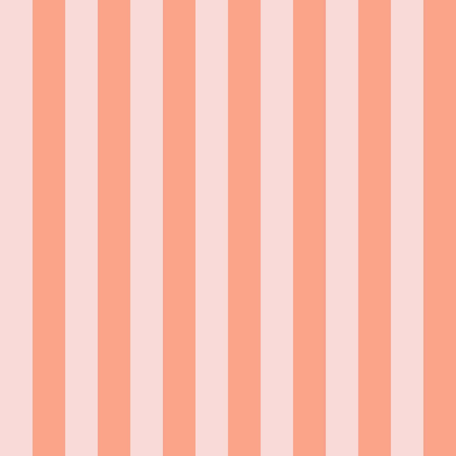 A swatch of peach and pink thin stripe wallpaper