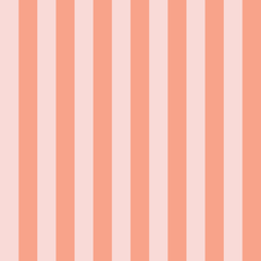 Peach & Pink Thin Stripe Wallpaper - Huggleberry Hill