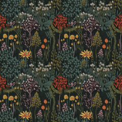 Midnight Garden Wallpaper - Huggleberry Hill