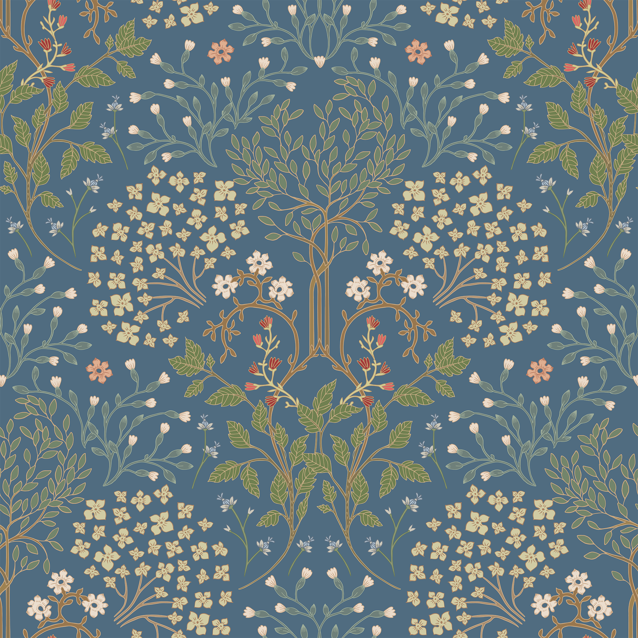 Elderberry Garden Wallpaper by Huggleberry Hill