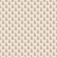 Bluebell Fern Wallpaper in Warm Clay - Huggleberry Hill