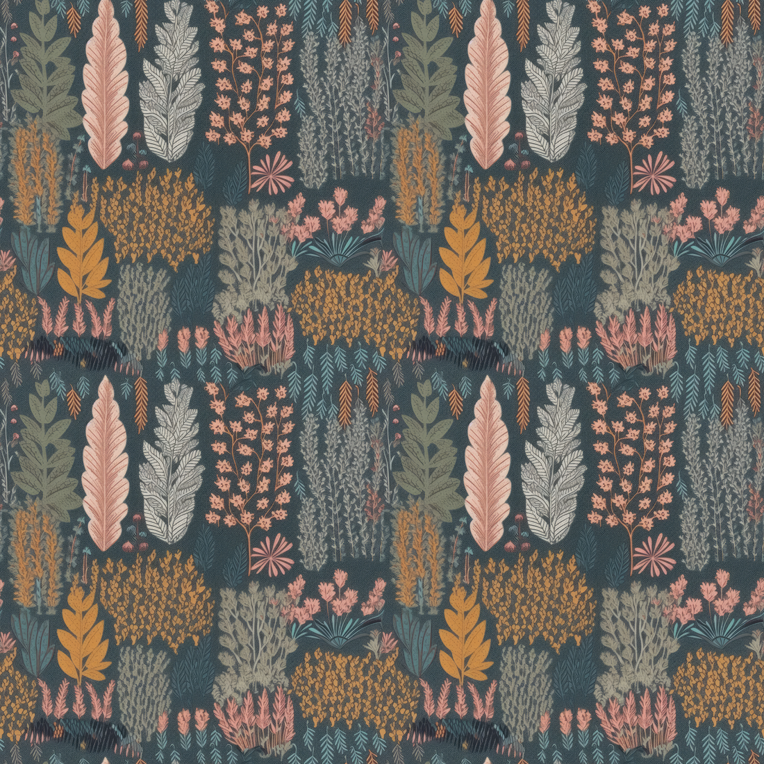 Woodland Fern Wallpaper - Huggleberry Hill