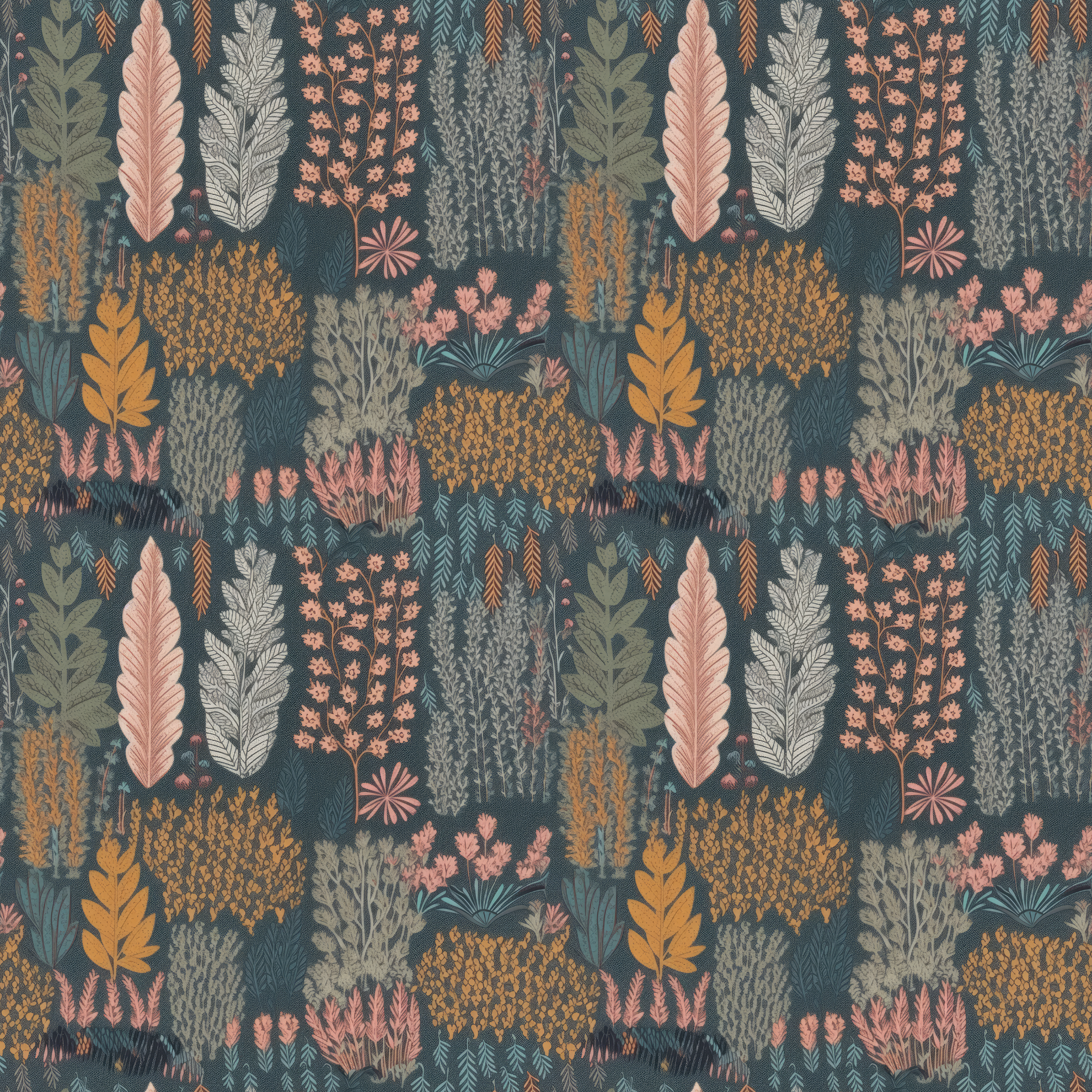 Woodland Fern Wallpaper - Huggleberry Hill