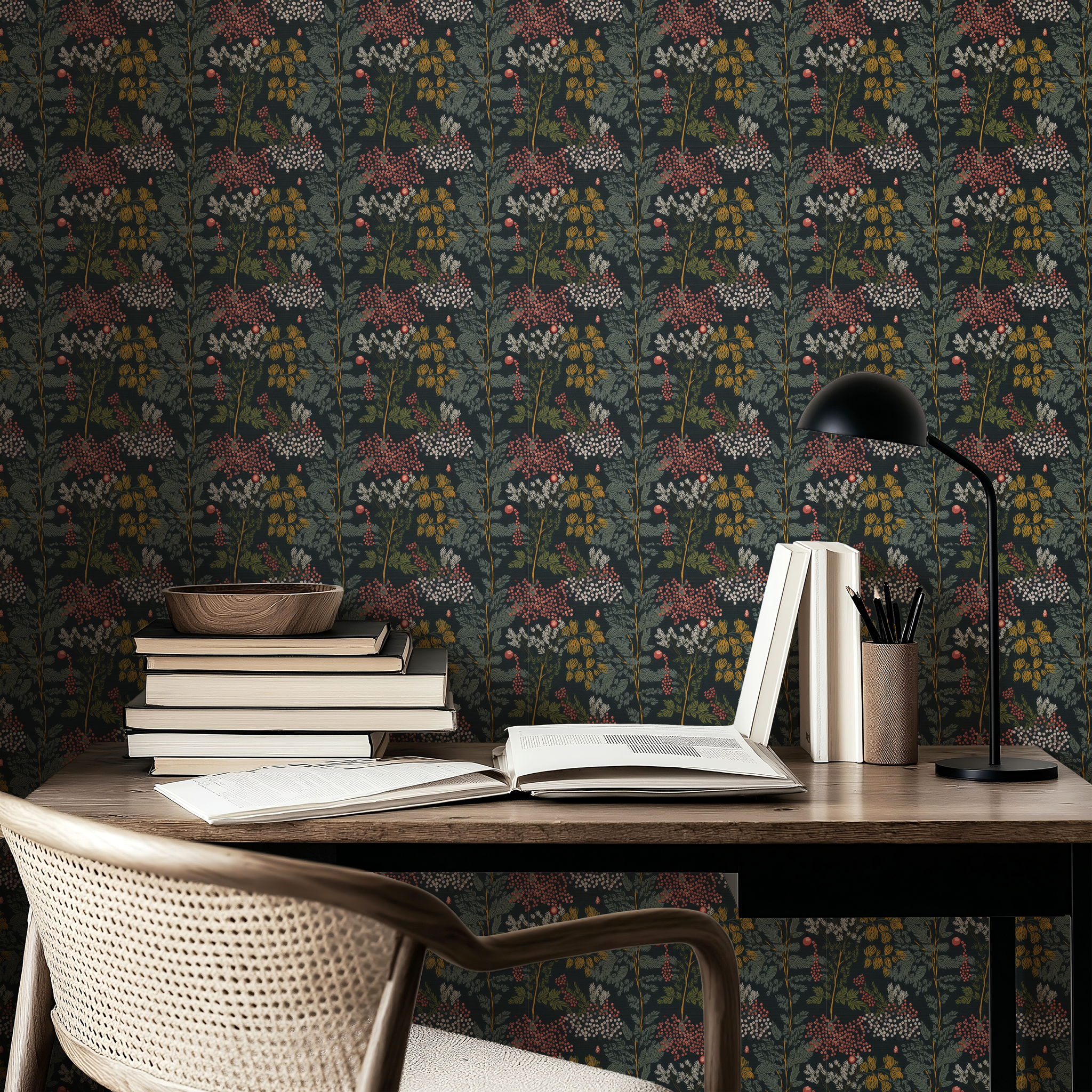 Wildflower Grove Wallpaper - Huggleberry Hill