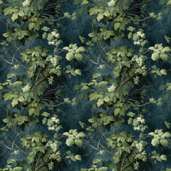 Midnight Ivy Wallpaper - Huggleberry Hill