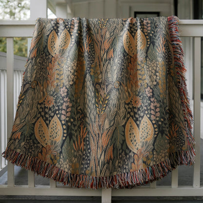 Mystic Meadow Woven Cotton Throw