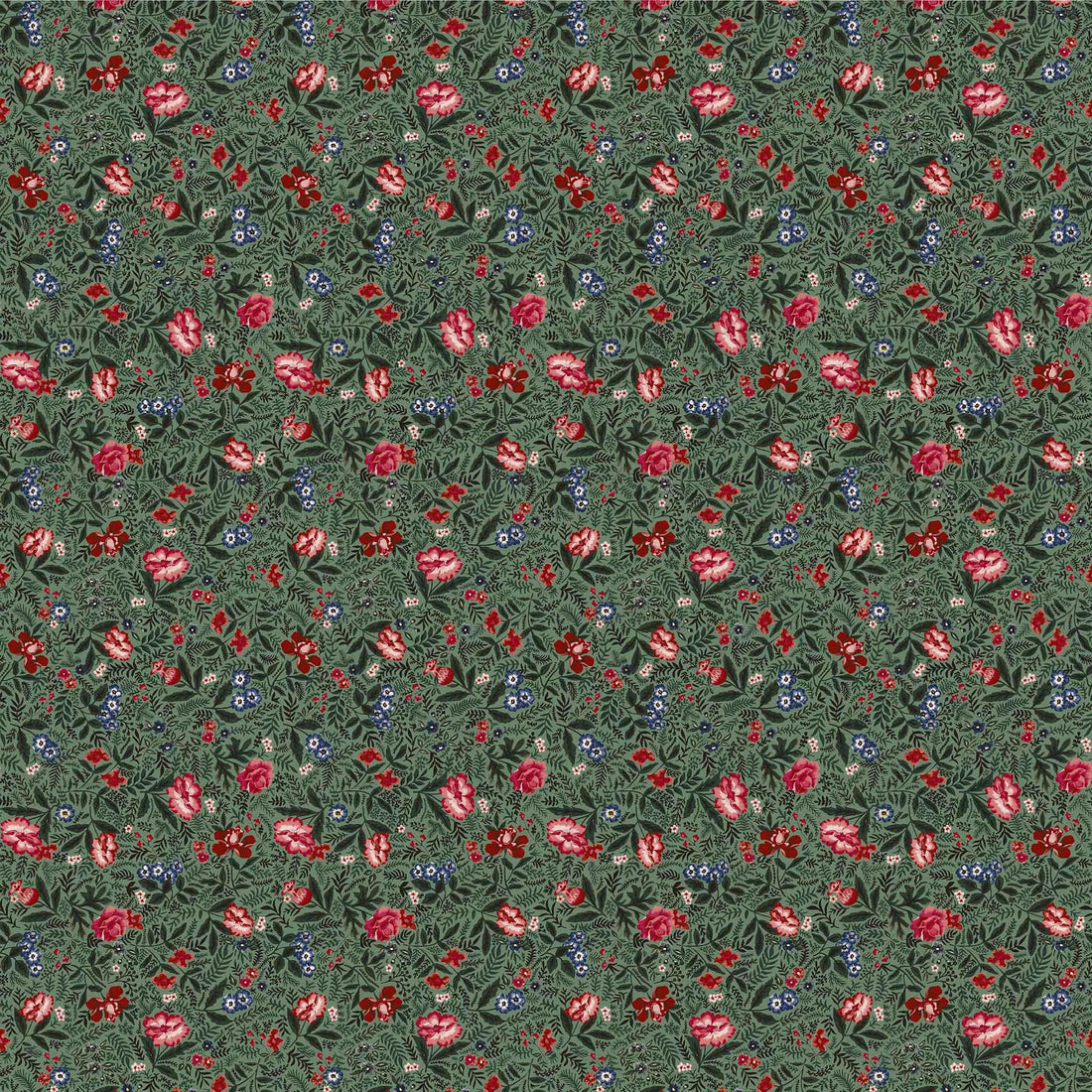 Heritage Blooms Wallpaper - Huggleberry Hill