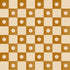 Huggleberry Hill Checkerboard Starburst Wallpaper Mustard