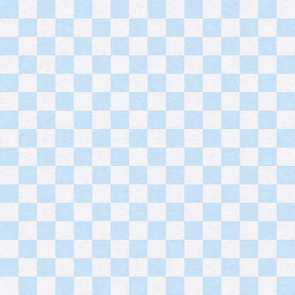 Huggleberry Hill Pastel Checkerboard Wallpaper Blue