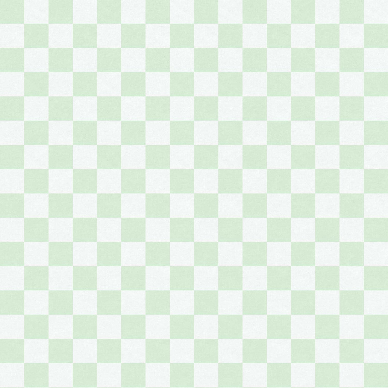 Huggleberry Hill Pastel Checkerboard Wallpaper Green