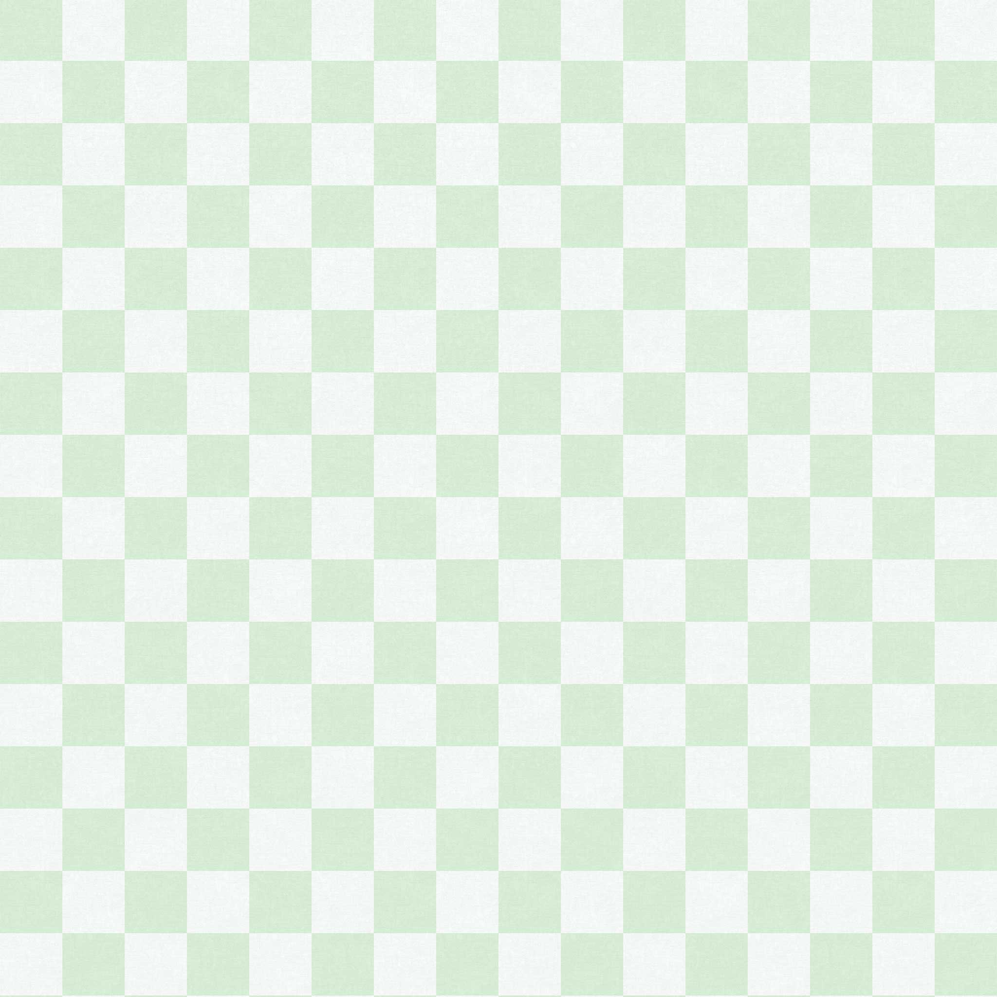 Huggleberry Hill Pastel Checkerboard Wallpaper Green