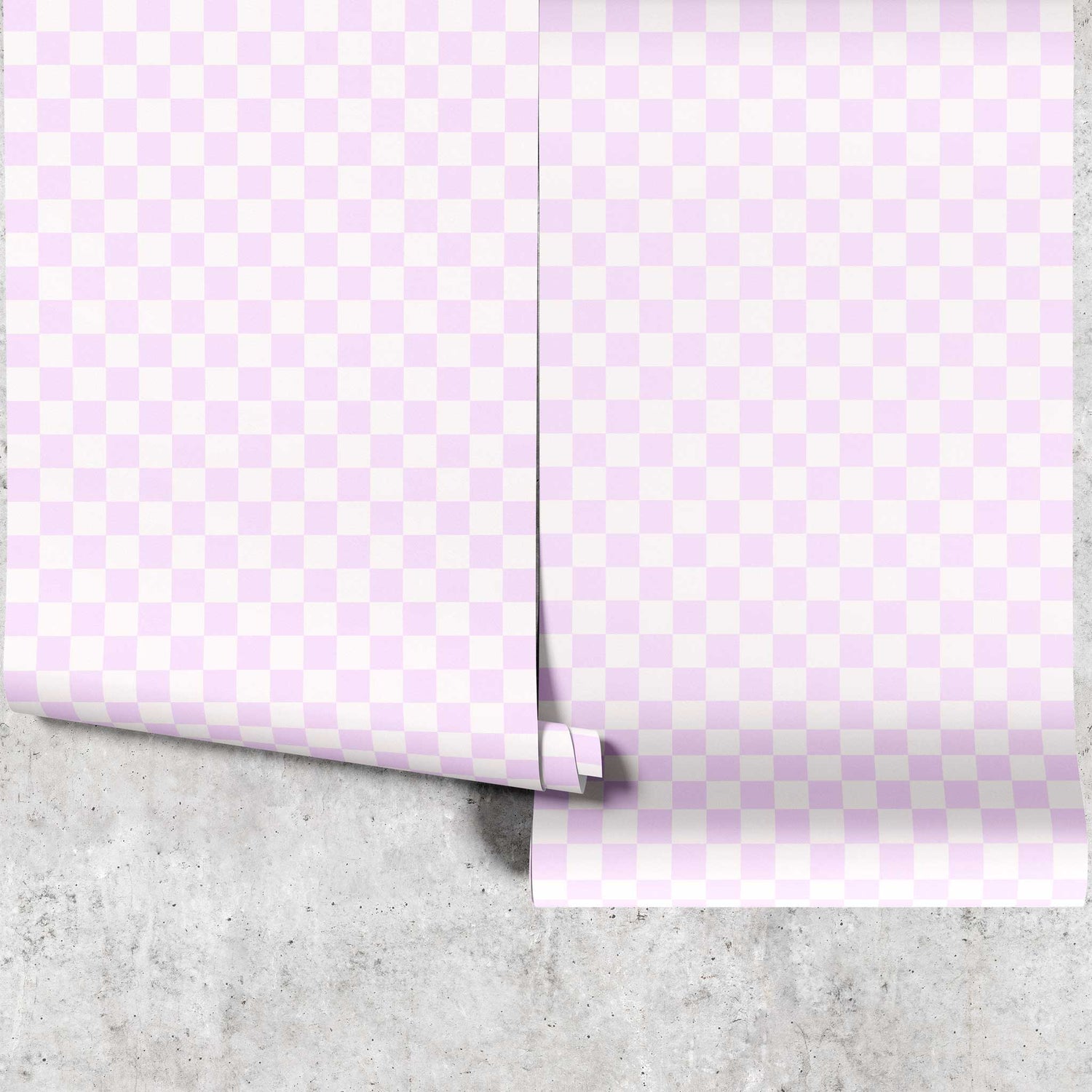 Huggleberry Hill Pastel Checkerboard Wallpaper Pink Panels