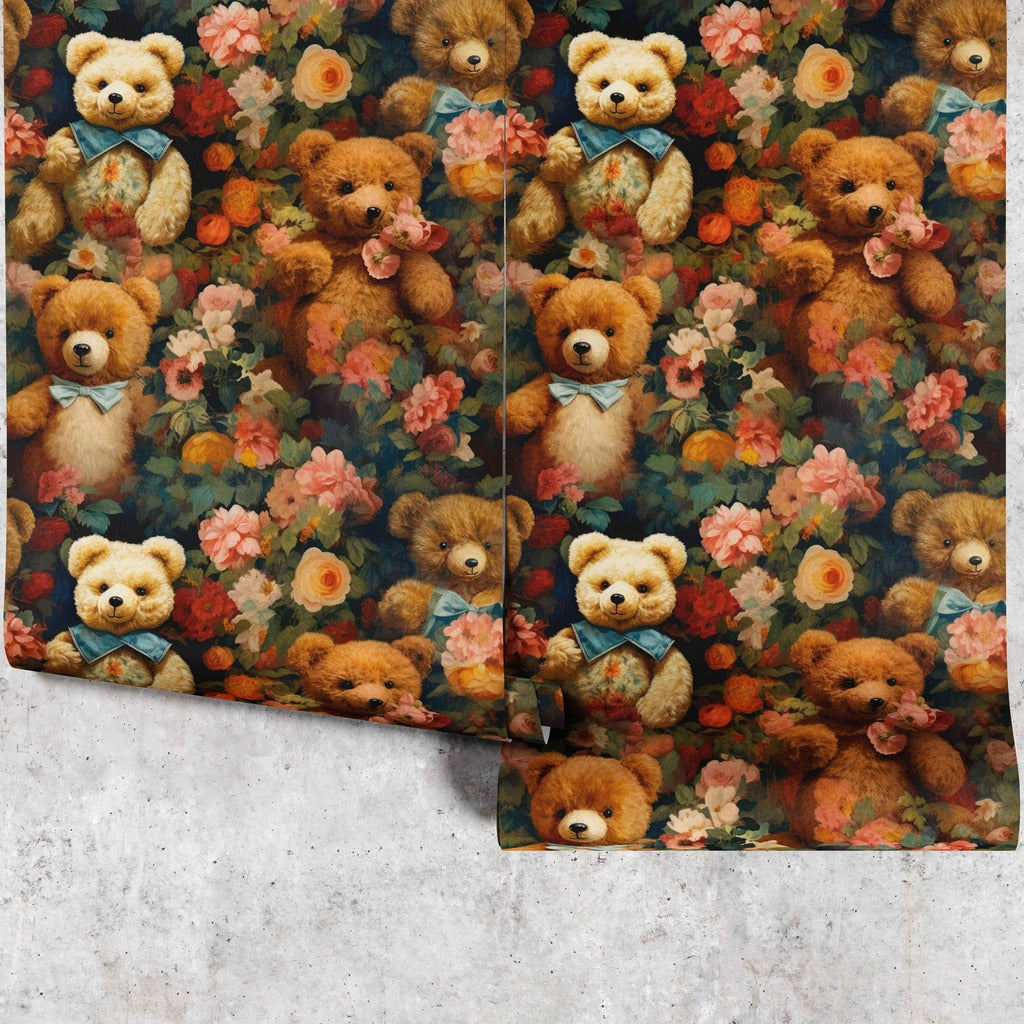 Huggleberry Hill Bear Hugs Wallpaper Panels