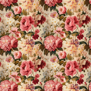 Huggleberry Hill English Rose Wallpaper