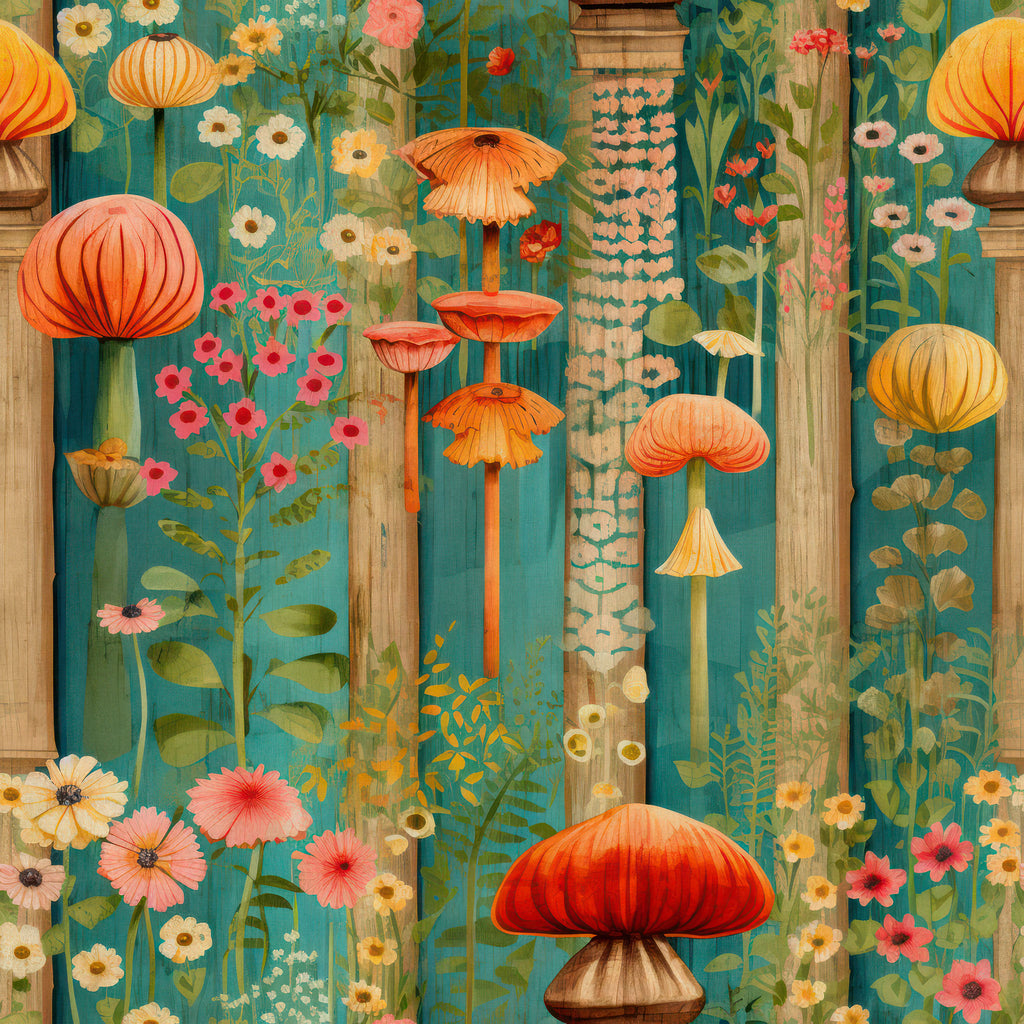 Huggleberry Hill Fairytale Frolic Wallpaper