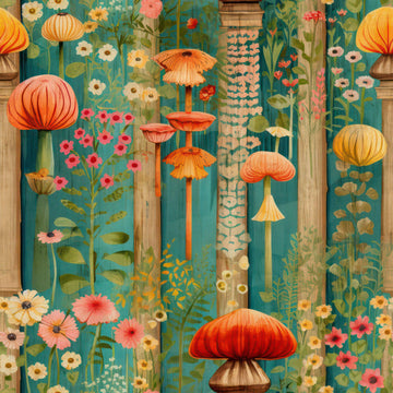 Huggleberry Hill Fairytale Frolic Wallpaper