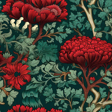Huggleberry Hill Firebush Wallpaper